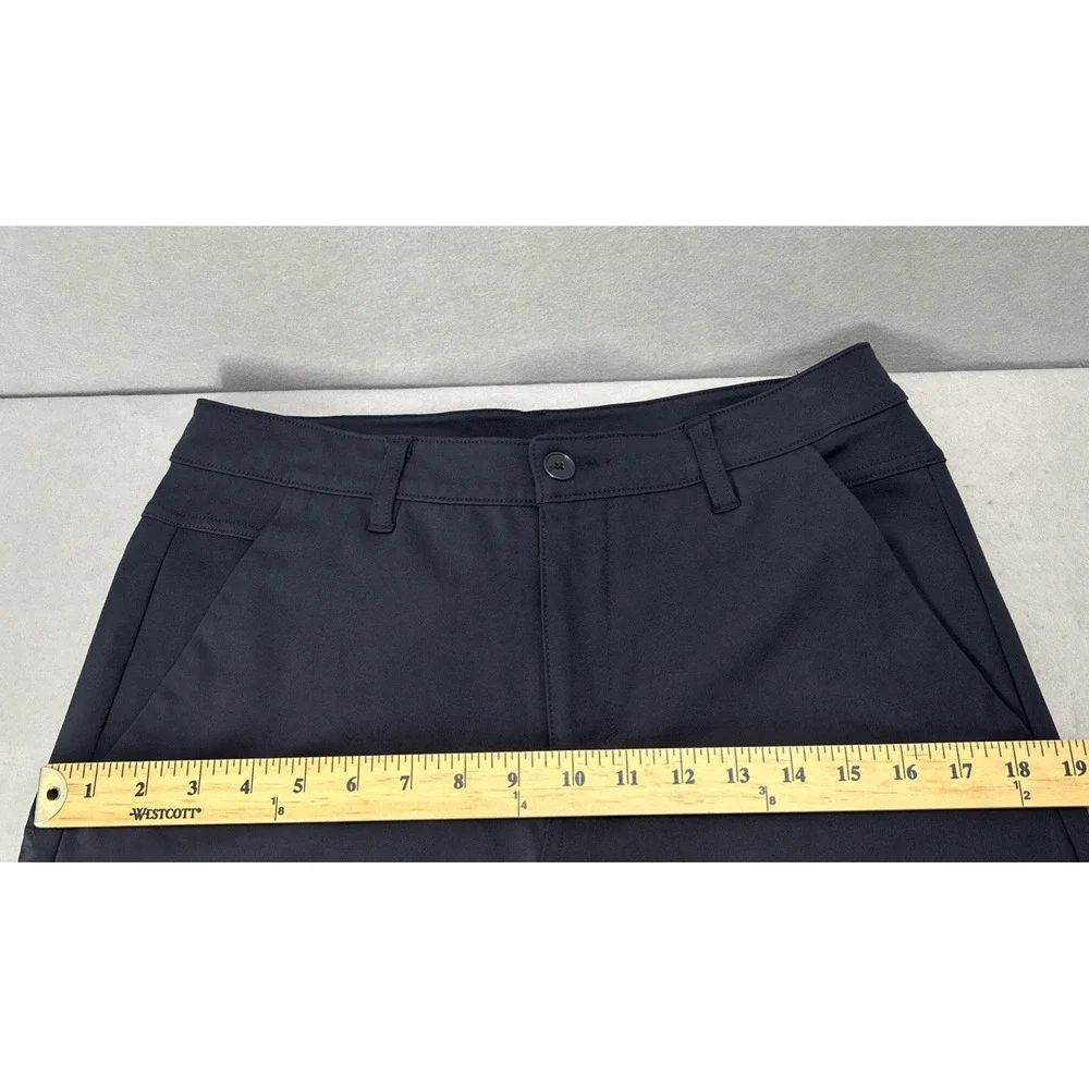 BYLT Premium Basics Everyday Pant 2.0 Mens 30x32 Tall Slim Fit Navy Blue Stretch